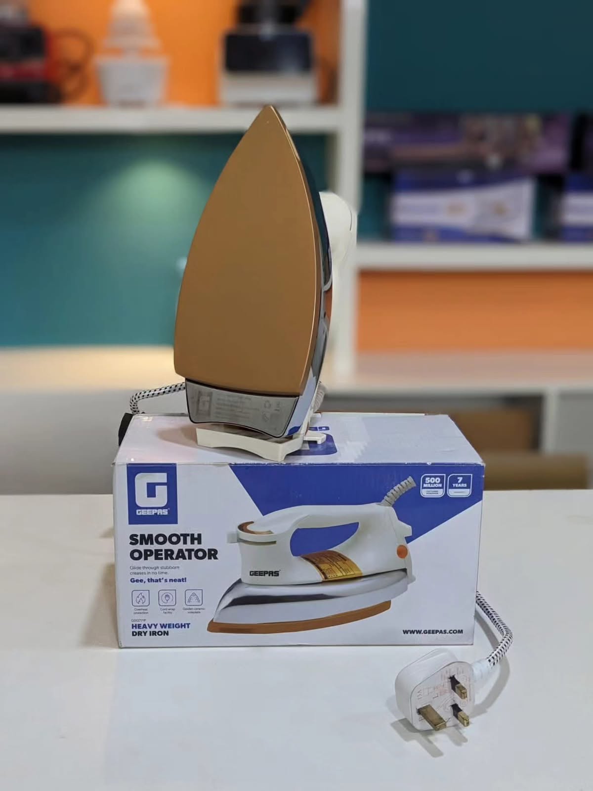 Geepas Heavy Dry Iron- Model: 2780